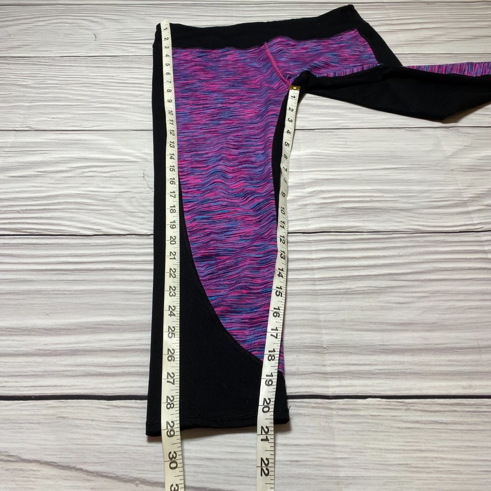 Fabletics Sydney Space Dye Leggings Pink Black - Picture 14 of 16